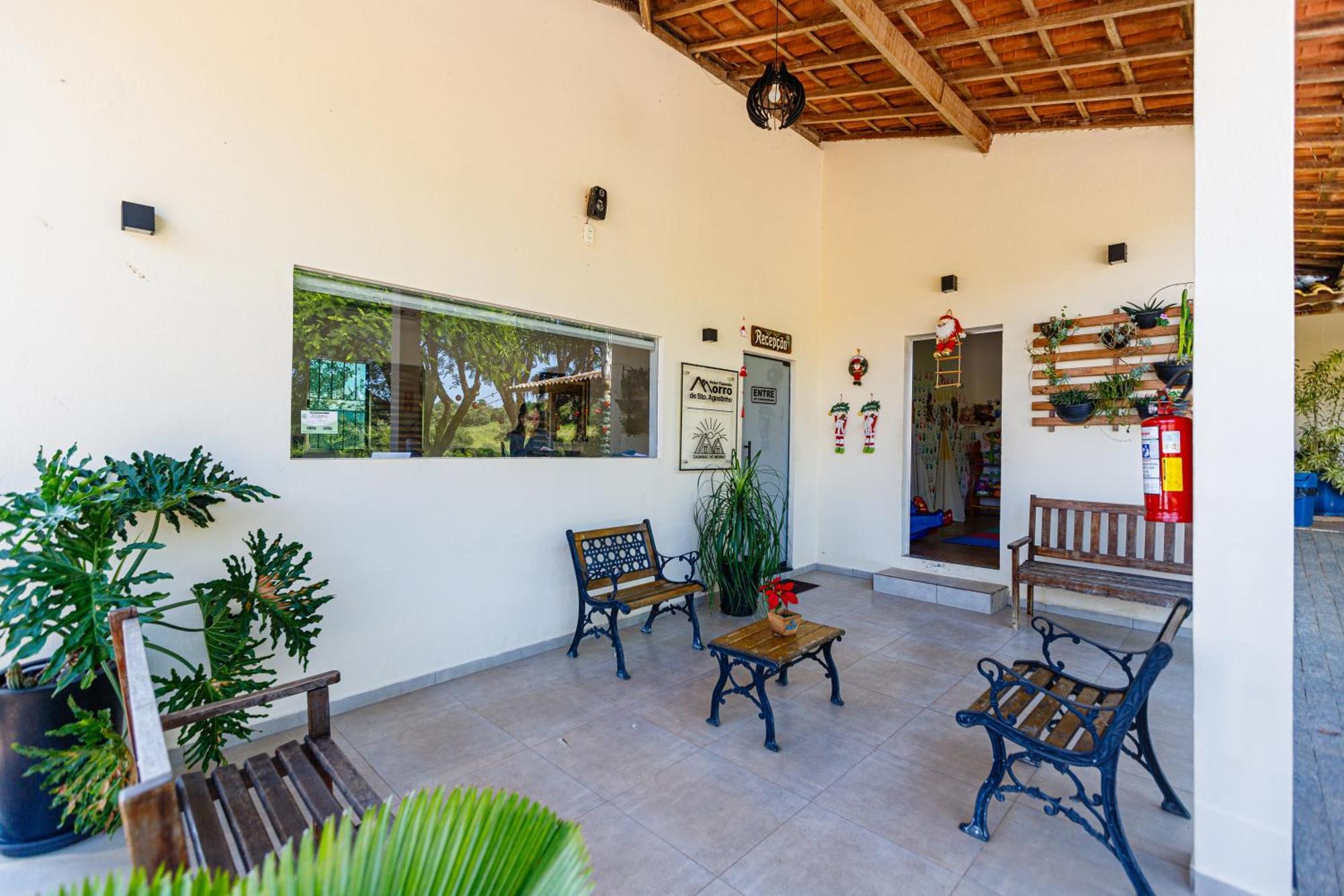 Hotel Morro De Santo Agostinho Lindoia Bagian luar foto