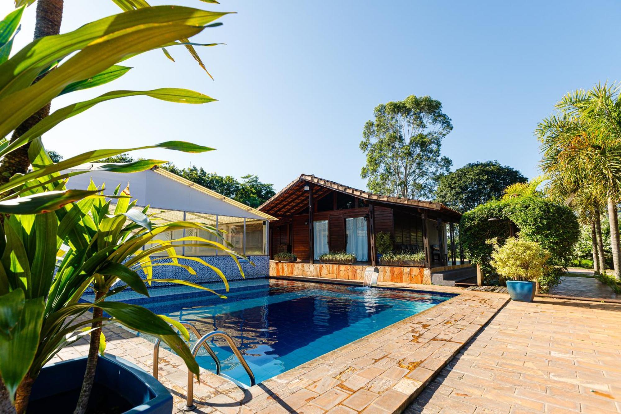 Hotel Morro De Santo Agostinho Lindoia Bagian luar foto